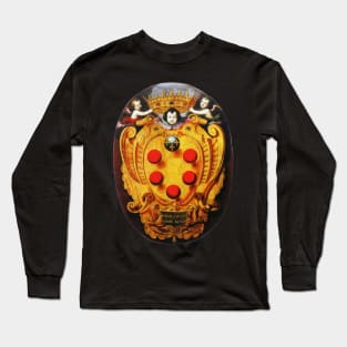 The Medici coat of arms on a silk velvet Long Sleeve T-Shirt